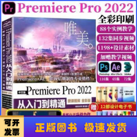 中文版Premiere Pro 2022 从入门到精通（微课视频 全彩版）（唯美）
