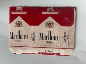 外国万宝路Marlboro 100's 香烟烟标