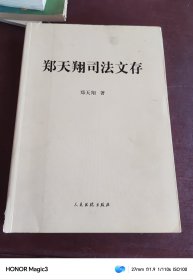 郑天翔司法文存