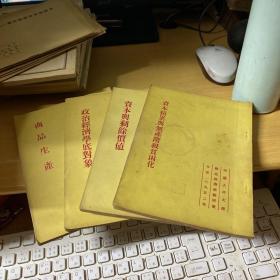 资本积累与无产阶级贫困化 资本与剩余价值  政治经济学底对象  商品生产