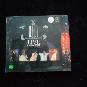 光盘：H.O.T LIVE CONCERT   盒装2碟   看图下单