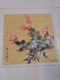 王微（醉月）花卉一幅