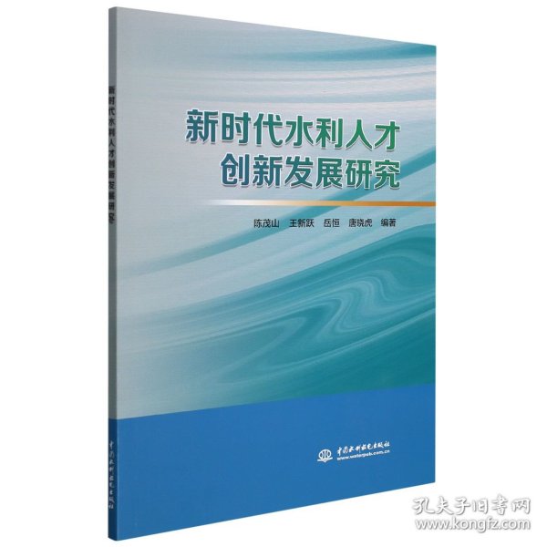 新时代水利人才创新发展研究