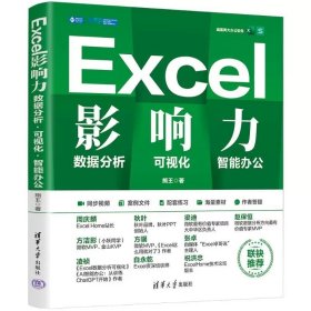 EXCEL影响力：数据分析·可视化·AI办公 熊王 ，清华大学出版社