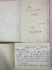 一大批南京大学考古系教授戴宁汝手稿（包括当时考古笔记等）