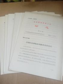 党史资料征研工作动态66、68—70、80—83、91、97计十期