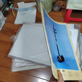 九年义务教育中学音乐教学挂图 乐器（45张合售）