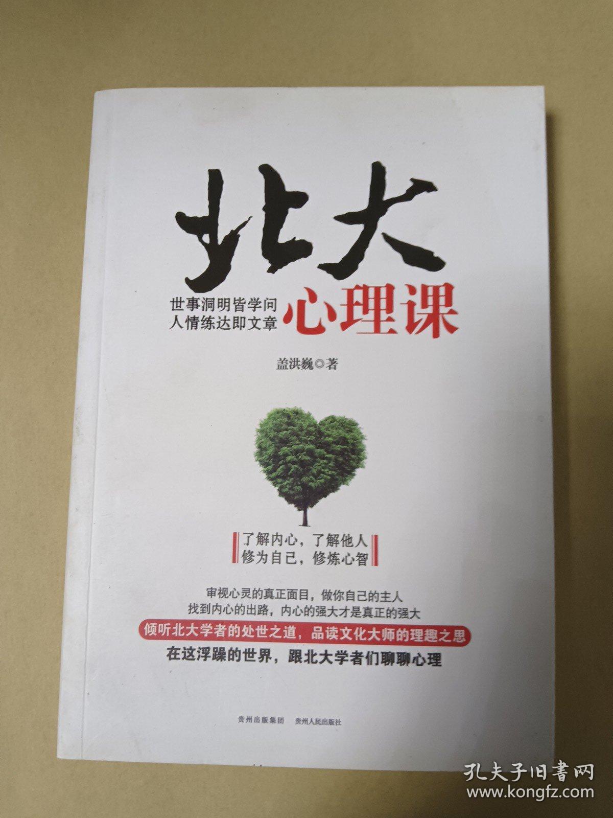 北大心理课（倾听北大学者的处世之道，品读文化大师的理趣之思，审视心灵的真正面目，做你自己真正的主人）