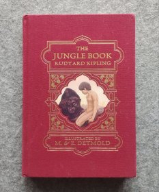 【英文原版】《THE JUNGLE BOOK 》（丛林之书） 16开布面精装全新