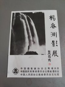 参观券——杨春洲影展