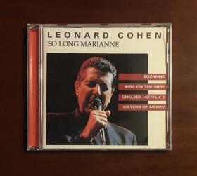 游吟诗人Leonard cohen《So Long Marianne》
莱昂纳德.科恩 经典专辑
欧版 95新  
原版进口CD 假一赔十 售出不退！