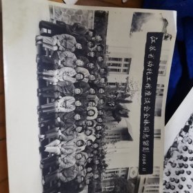 老照片 江苏省幼托工作座谈会全体同志留影1984年