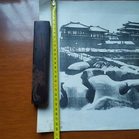 沛县汉城公园1996年春节期间，汉魂宫建设时候的真实摄影资料（纸制）徐州报社记者胡存珠真实拍照资料。