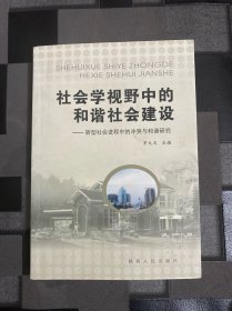 社會(huì)學(xué)視野中的和諧社會(huì)建設(shè):轉(zhuǎn)型社會(huì)進(jìn)程中的沖突與和諧研究
