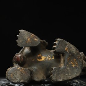 旧藏珍品 铜 拓金 文案摆件 【狮子】摆件一对 数据 单个高15厘米 长14厘米 厚8厘米 总重3.2公斤