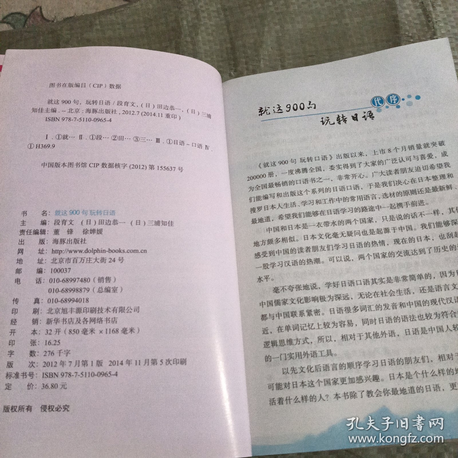 就这900句玩转日语（修订版）