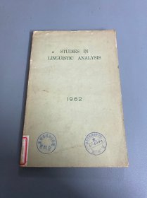 Studies in Linguistic Analysis 语言的分析法（英文版）小16开