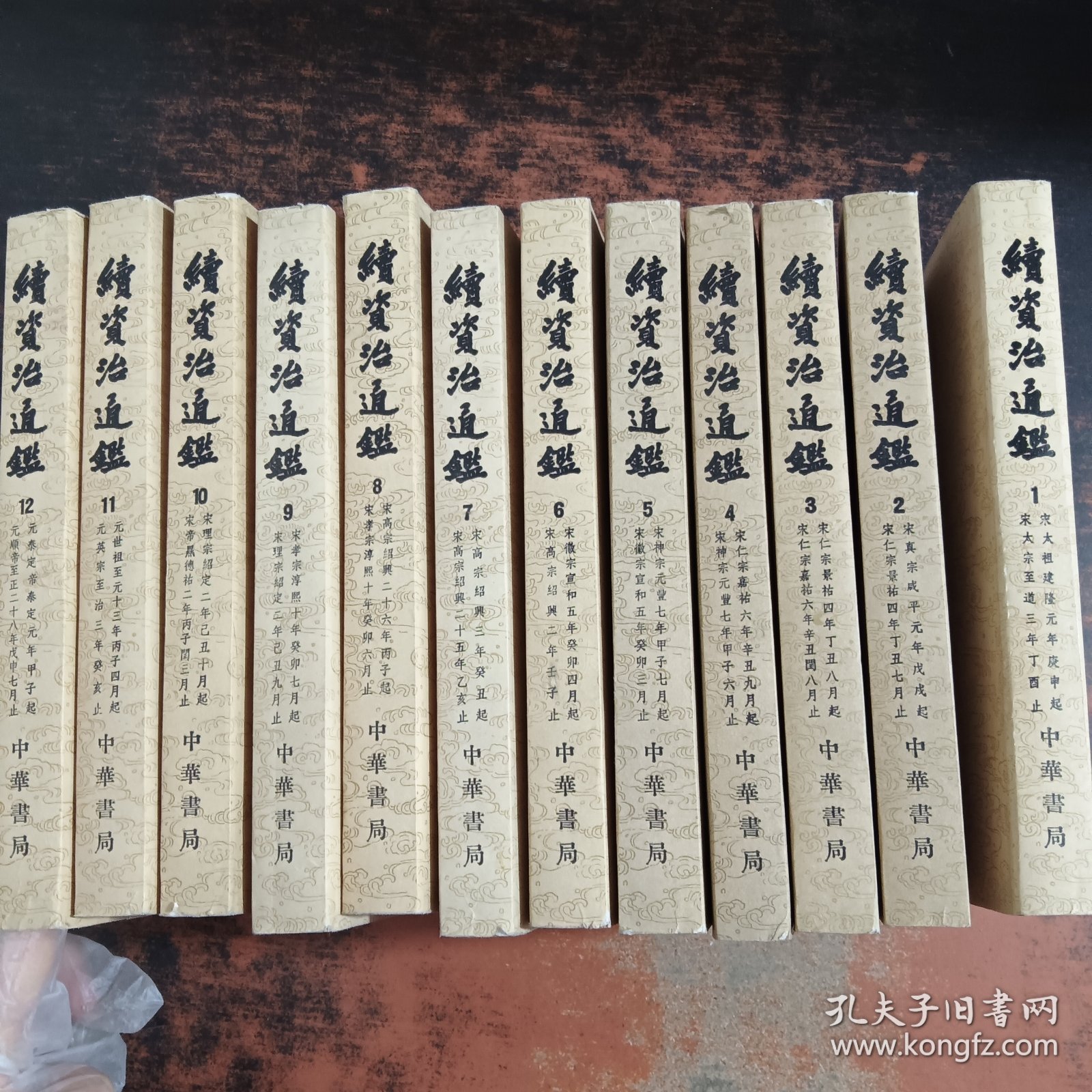 续资治通鉴 第1-12册 【12本合售】