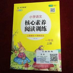 2021新版小学语文核心素养阅读训练一年级上册部编版小学语文课外阅读课内阅读专项训练一年级阅读理解训练语文阅读强化专项训练书