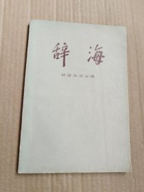 辞海（修订本）语言文字分册上海辞书出版社