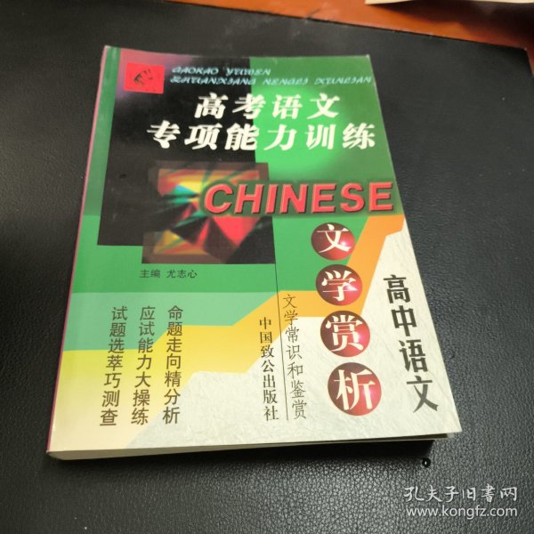 高考语文专项能力训练（高中）——文学赏析