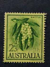 澳大利亚邮票 1959年花卉 1 枚销