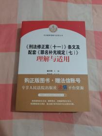 《刑法修正案（十一）》条文及配套《罪名补充规定（七）》理解与适用【内页干净，扉页和书侧有印章】