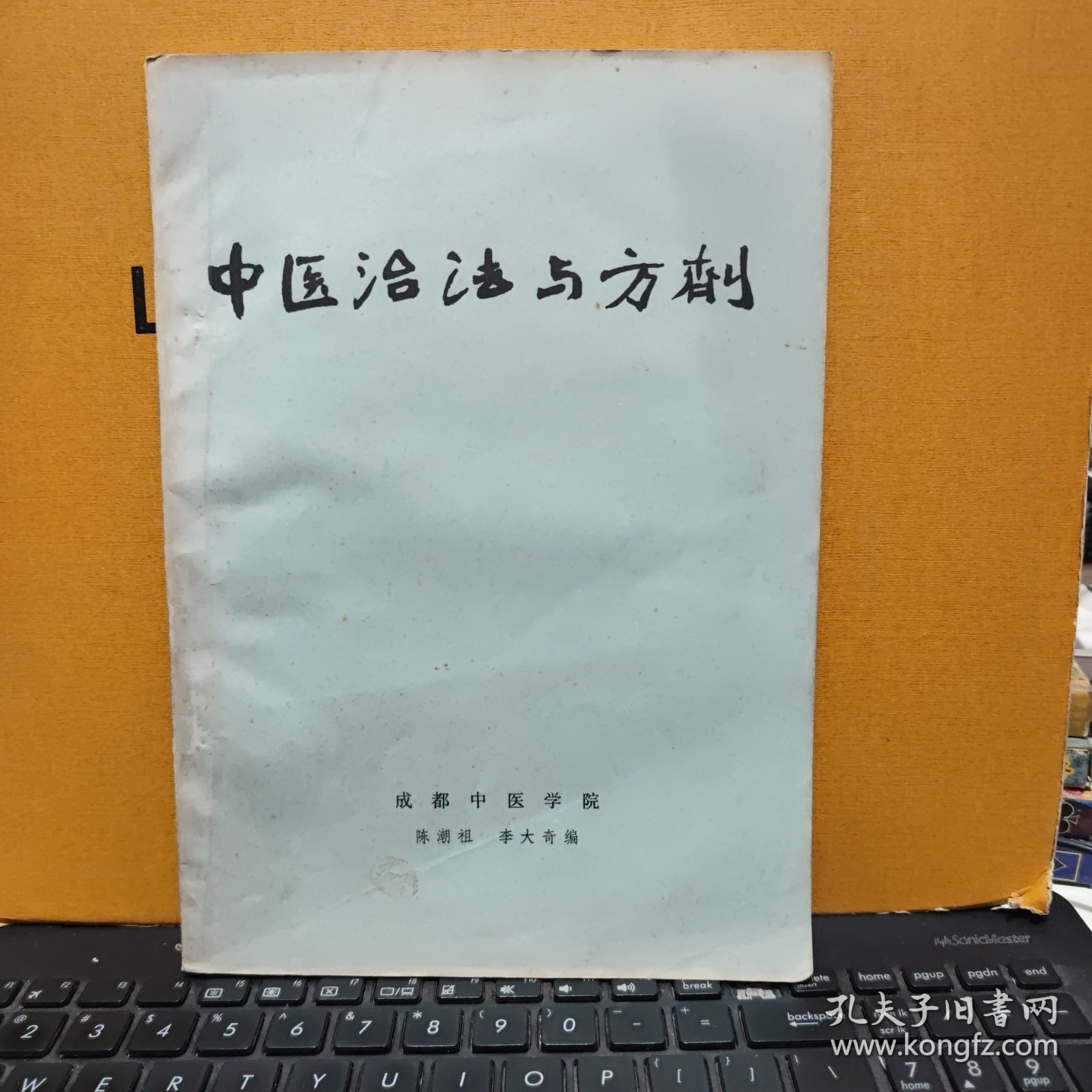 中医治法与方剂（陈潮祖 李大奇编著，1980年12月出版，内页干净无笔记，详细参照书影）