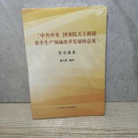 《中共中央 国务院关于推进安全生产领域改革发展的意见》学习读本