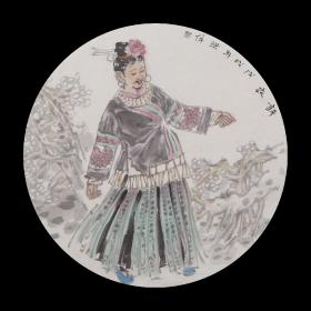 （保真）樊萍 ，
曾就读于中央工艺美术学院、中国艺术研究院研究生部，师从陈绶祥先生。现为海南省三亚技师学院教授，三亚工笔画院院长，三亚天之涯美术馆馆长，山东省当代工笔画院院长，中国美术家协会会员，中国林业美术家协会副主席，中国传媒大学特聘教授。