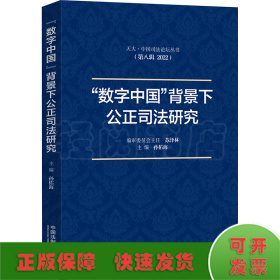 "数字中国"背景下公正司法研究