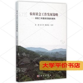 农村社会工作发展策略--来自三年服务实践的案例9787030456236正版二手书