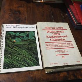 Sierra Club Wilderness 1987 Engagement Calendar