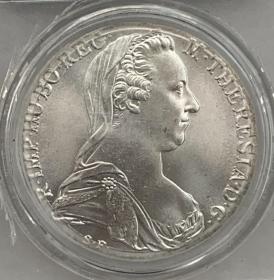 奥匈帝国贸易银币 俗称大奶妈 后铸版 正德评级特价 多枚随机发