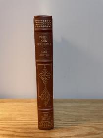 pride and prejudice《傲慢与偏见》简 奥斯汀 Jane Austen 经典代表作 franklin library 1980年真皮精装 限量收藏版 世界100伟大名著系列丛书之一