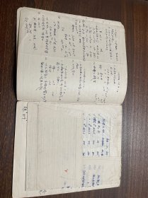 老练习簿 记的无锡某人66 67年间的一些日记或账