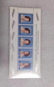 新西兰英国女王邮票小全张