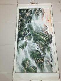 国画 山水画 低价处理 江山如画 192×96㎝