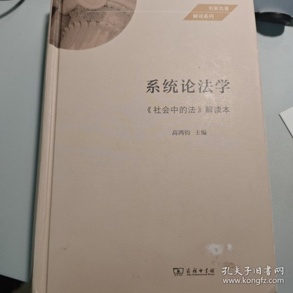 系统论法学——《社会中的法》解读本(名家名著解读系列)