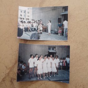 1990年，涟水县人民医院大内科小合唱，照片