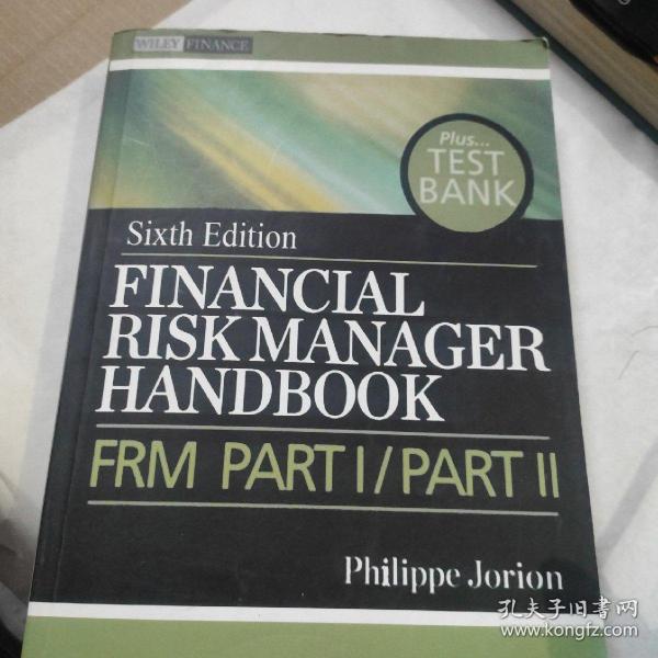 Financial risk manager handbook plus test Bank