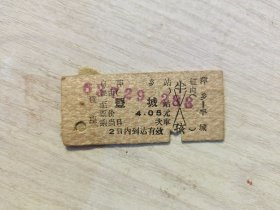 火车票硬座：萍乡至丰城
