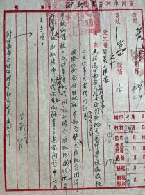 黄河水利委员会（袁隆，王化云，崐山，批阅）公函