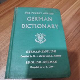 GERMAN DICTIONARY(袖珍牛津德英.英德字典
