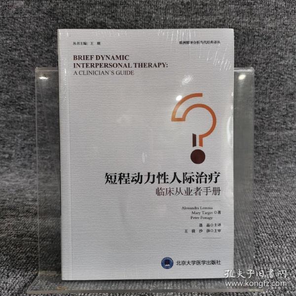 短程动力性人际治疗——临床从业者手册