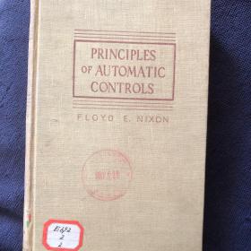 英文版《Principles of Automatic Controls》 作者：Floyd E. Nixon
