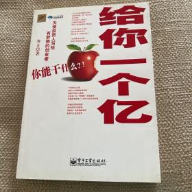 给你一个亿：天使投资人写给有梦想的创业者