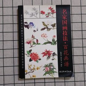 名家国画技法 百花画谱