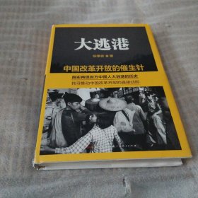 大逃港E88---精装小16开8品，书体的下角有点水印，2016年印