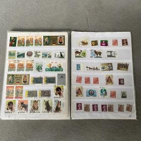 自藏多年国内外邮票一册 1237张